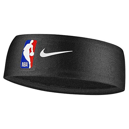 NIKE Stirnband NBA Fury 2.0 Schwarz/Weiß