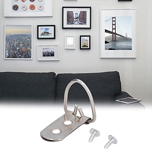 Image of Picture Frame Hanger Innovative Wall Hanging Photo Frame Hook with Hardwares for Living Room Bedroom Exhibition Hall