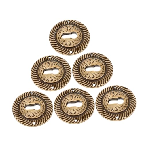 Costruito per durare: realizzato con materiali durevoli, questo piatto decorativo è costruito per durare e può resistere all'usura quotidiana, decorazioni a buco della serratura, parti decorative per mobili