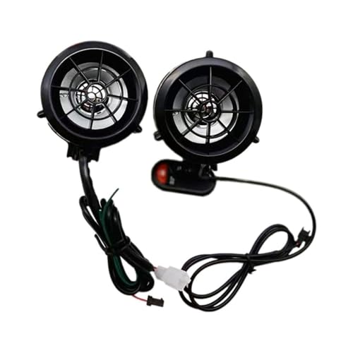 Parlante para motocicleta con luces y FM miniatura 1