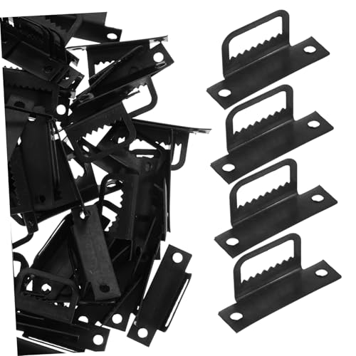 Image of Zerodeko 100pcs Shaped Metal Picture Hangers Easy Installation Frame Hooks for Wall Decor Versatile Heavy Duty Picture Hanging Hardware for Frame