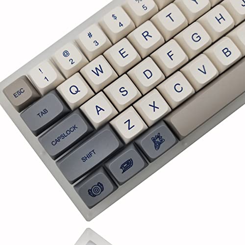 Guffercty kred XDA Profile Keycaps 121 Retro PBT Key Cap Cover Set Dye Sublimation for Cherry Mx Switch Mechanical Keyboard (XDA/Enlightenment)
