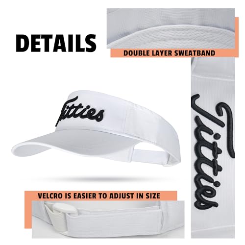 Image of Bamveio Funny Golf Visors Hats for Men Women,Golf Gifts for Adults Humor