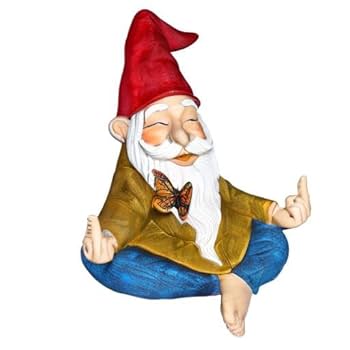 Amazon.co.jp: ガーデンノーム – 禅ノーム像 – 高さ9.25インチ