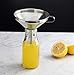 New Star Foodservice Stainless Steel Funnel with Detachable Strainer/Filter, 5