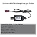 4.8V USB Charger Cable with JST 2 Pin Plug Compatible RC Car RC Plane RC Tank RC Boat and Other Remote Control Toys for Universal 4.8V 2S Lipo Battery (1)