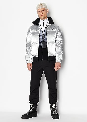 Armani Exchange Men's Cotton Ombre Full Zip Mock Neck Sweater2