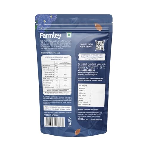 Image of Farmley Seeds Combo Pack | 200 gram, each | Chia Seeds | Flax Seeds | Pumpkin Seeds | Sunflower Seeds (Pack of 4)