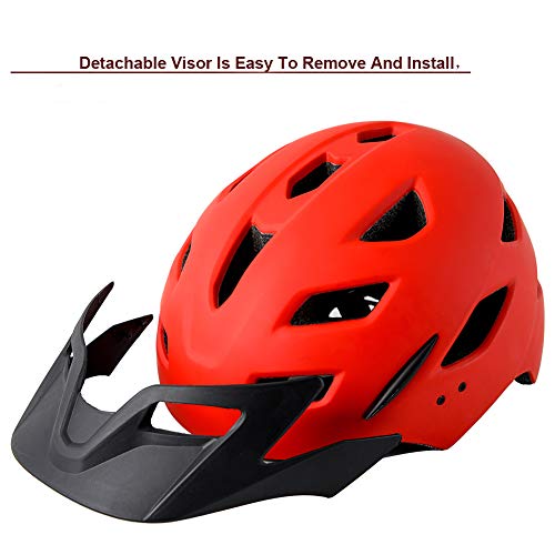 Bavilk Kids Bike Helmet,Child Youth Adjustable Multi-Sport Bicycle Cycling Scooter CPSC Certified with LED Light Detachable Visor Girls Boys - Thumbnail 2