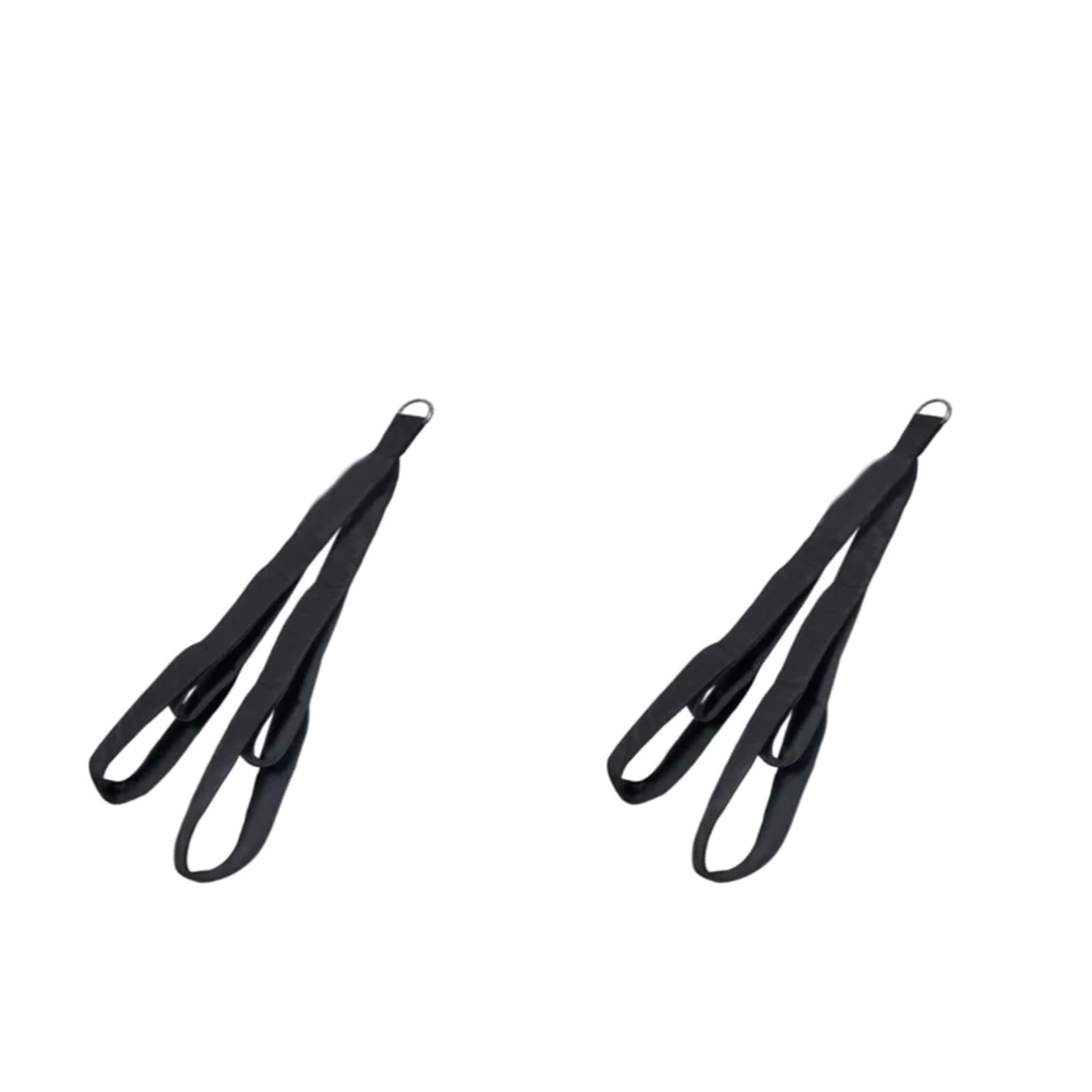 Tirante verso il basso con corda per tricipiti Corda for tricipiti da fitness con impugnatura in poliestere, maniglie for sport di potenza, cinghia multifunzione for il(White 2Pc)