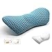 Produktbild Lendenkissen und Lordosekissen, Orthopädisches Schlafkissen Lordosenstütze Bett Kissen, mit Memory Foam, Universalkissen für Zuhause Sofa Bett Bürostuhl (Blau-A)