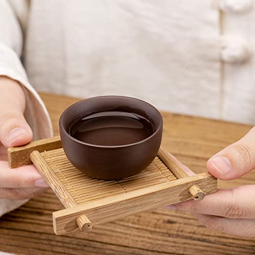 Generic Economical Pottery Tea Set 12 Pieces Zi Ni Chinese Gongfu Teaset Tea Service thumb #7