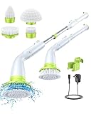 Electric Spin Scrubber Metmoon Shower Cleaning Brush, Power Scrubber for Cleaning Bathroom Bathtub G