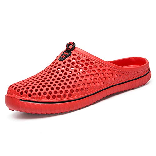 Sandalias zapatos zapatillas de playa rojas de moda casual para verano unisex