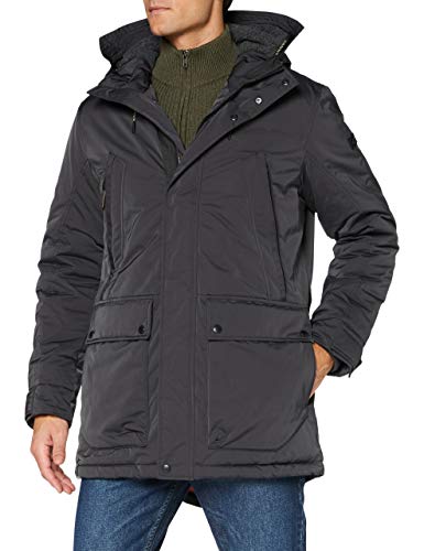 Camel Active Herren Stepp-Parka - Outdoor Mantel Mit Abnehmbarer Kapuze