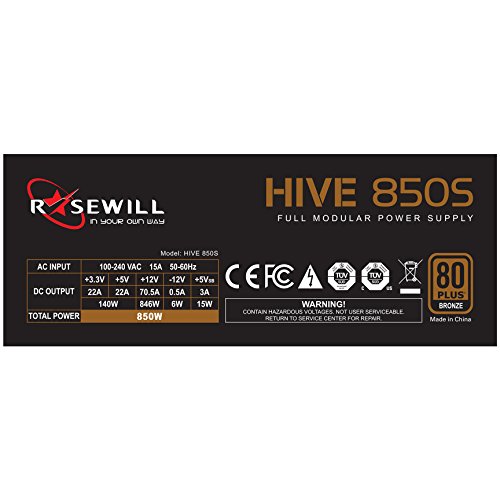 Build My PC, PC Builder, Rosewill HIVE-850S