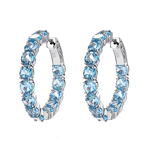 Boucles d'oreilles de cerceau en métal sterling 925 de haute qualité