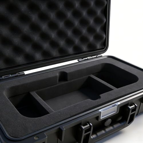 ARMYJY OneXPlayer Étui rigide portable pour OneXPlayer pour Apex - Anti-poussière pour résister aux chocs - Coque de rangement en EVA avec poignée pour appareil de jeu portable et câbles - Noir – vue 4