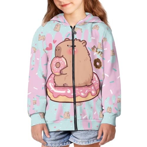 Image of Biyejit Kids Novelty 3D Graphic Printed Hooded Sweatshirt