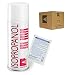 Produktbild ISOPROPANOL - VPE: 12 x 200ml Spraydose - Isopropylalkohol - hochreines Lösungsmittel - Reinheit > 99,9% - milder Universalreiniger - ITW Cramolin - 4021411 inkl. 1 St. DEWEPRO® SingleScrubs - 2-Propanol IPA Isopropylalkohol Propan-2-OL