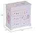 Mele & Co. Adalyn Ballerina Music Jewelry Box for Girls, Necklace and Earring Organizer, 9 x 4 x 9