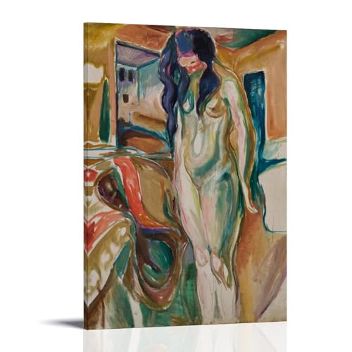 Impression sur toile Edvard Munch 40x60 cm tableau salon résistant aux UV
