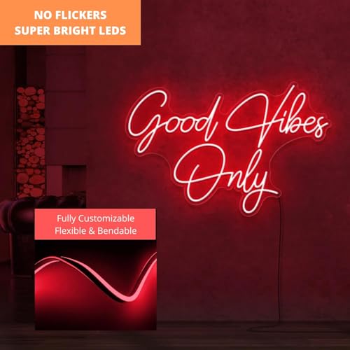 Image of Red LED Neon Strip Lights 16.4FT Flexible 12V Waterproof Rope Light