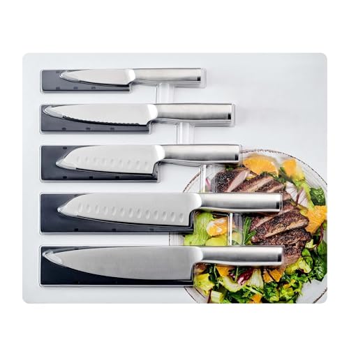Set Cuchillos Cocina 5 Piezas Acero Inoxidable miniatura 4