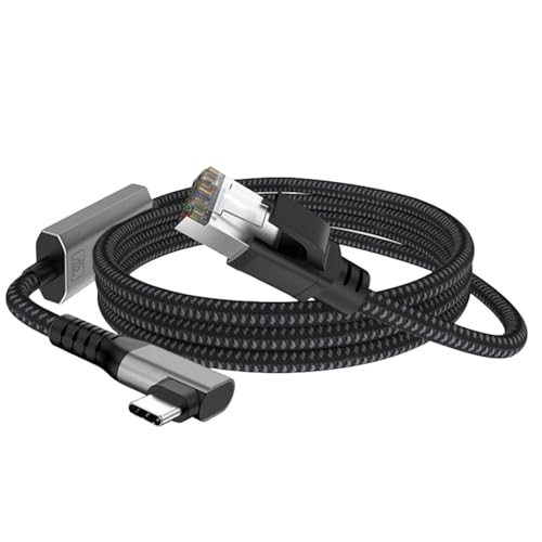 APGLSXY Cable adaptador Ethernet tipo C a RJ45 de 2,5 Gbps, red USB para laptop, tablet, interruptores, cable rápido, conexión a Internet, cable adaptador USB a Ethernet