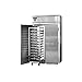 Continental Refrigerator DL2RI-SA-RT Designer Line Two Section Roll-Thru Refrigerator, Stainless Exterior