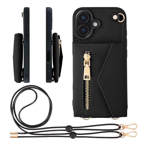HANATORA for iPhone 17 �P�[�X �V�����_�[ �{�v �V�������N���U�[ �ϏՌ� �X�}�z�P�[�X �X�}�z �V�����_�[�X�g���b�v �t�� �t�@�X�i�[ �X�}�z�V�����_�[ �J�o�[ �J�[�h�|�P�b�g �J�[�h���[ ���K���� �u���b�N BPCGZ-17-Bl