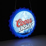 Beer Bottle Cap Shaped Advertising Light Box Neon Sign for Beer Bar Club Bedroom Office Hotel Pub Cafe Wedding Birthday Party Man Cave Art Wall