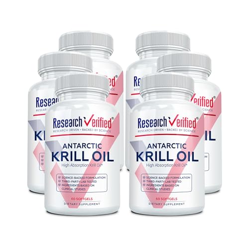 Research Verified Antarctic Krill Oil - Improve Heart Function, Boost