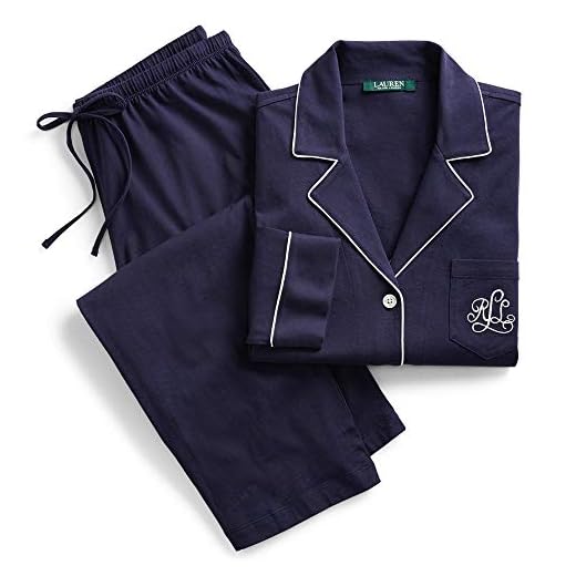 Ralph Lauren, Pyjamas med knappar, I819950, marinblå, XL