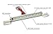 iJDMTOY Angle Tilt'able 24-SMD Bolt-On LED Lamps Compatible With License Plate Lights or Backup Reverse Lights, Xenon White