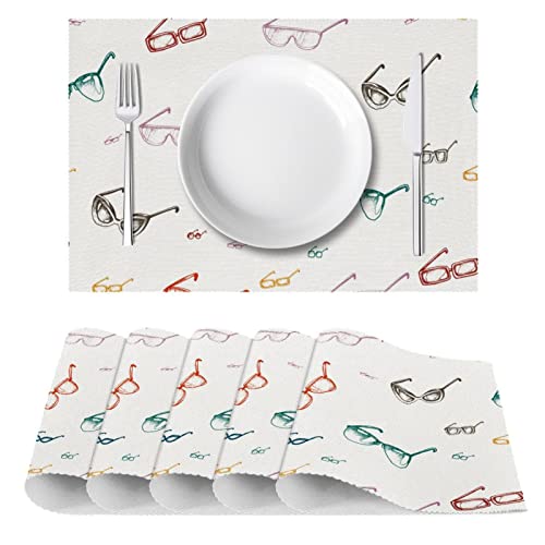 Set de table en verre blanc pour protéger la table des plats chauds - 3