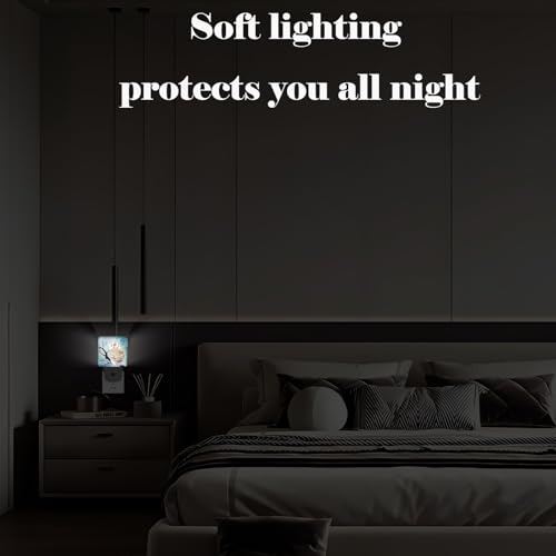 Image of Winter Snow Cute Night Light,Plug Into Wall with Dusk to Dawn Light Sensors, Warm Nightlights for Bedroom, Bathroom, Hallway, Kitchen, Gifts Ideal for Boys Girls Women Men