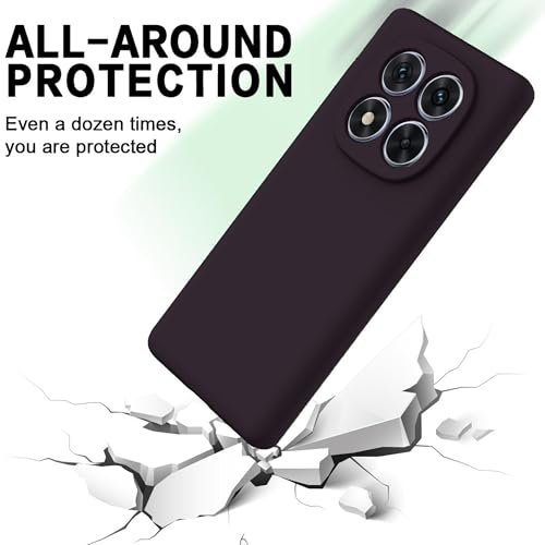 Image of FIRST MART Matte Silicone Back Cover for Redmi Note 15 Pro - Purple