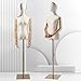 Bonnlo Dress Form with Head and Posable Wood Arms, Height Adjustable Mannequin Torse Body, Female Clothing Display Model with Metal Base