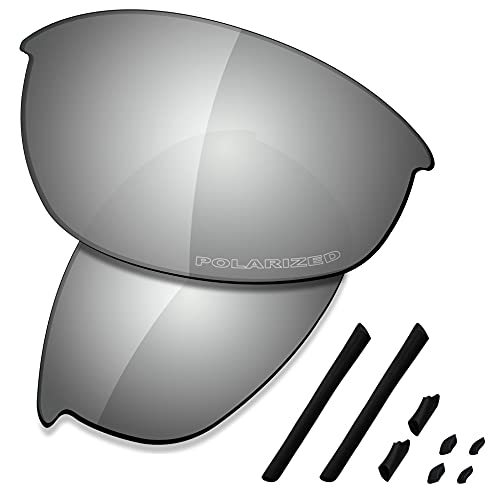 Verres Oakley Demi Jacket haut de gamme Saucer Chrome Metal Polarized
