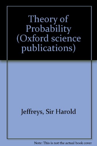 Theory of Probability 0198531931 Book Cover