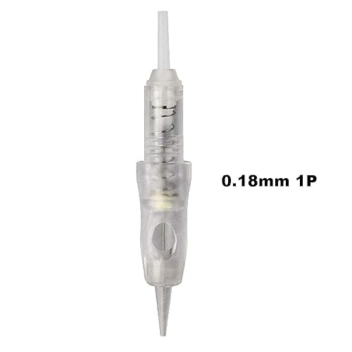 Miniatura 10 de 20 agujas de tatuaje desechables de cartucho, agujas de maquillaje permanente esterilizadas para dispositivo de micropigmentación, máquina de