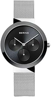 BERING Damen Uhr Quarz Movement - Ceramic Collection mit Edelstahl und Saphirglas 35036-002 Armbandsuhren - Wasserdicht: 5 ATM