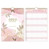Familienplaner 2023 - Kalender 2023 Wandkalender 4 Spalten, Familienkalender 2023 von Januar bis Dezember, Familienkalender 2023 für Effektive, Einfache Planung