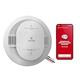 Kidde Hardwired Kidde App Enabled Smart Smoke and Carbon Monoxide Detector, AA Battery Backup, Voice Alerts, Interconnected Alarm