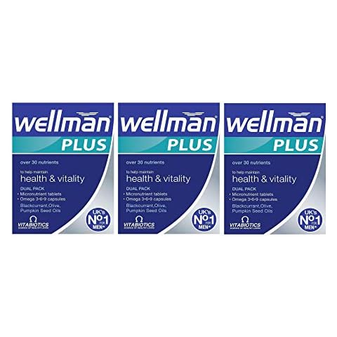 Vitabiotics Wellman Plus Omega 3∙6∙9 - 56 Tablets/Capsules, Pack of Three Cover