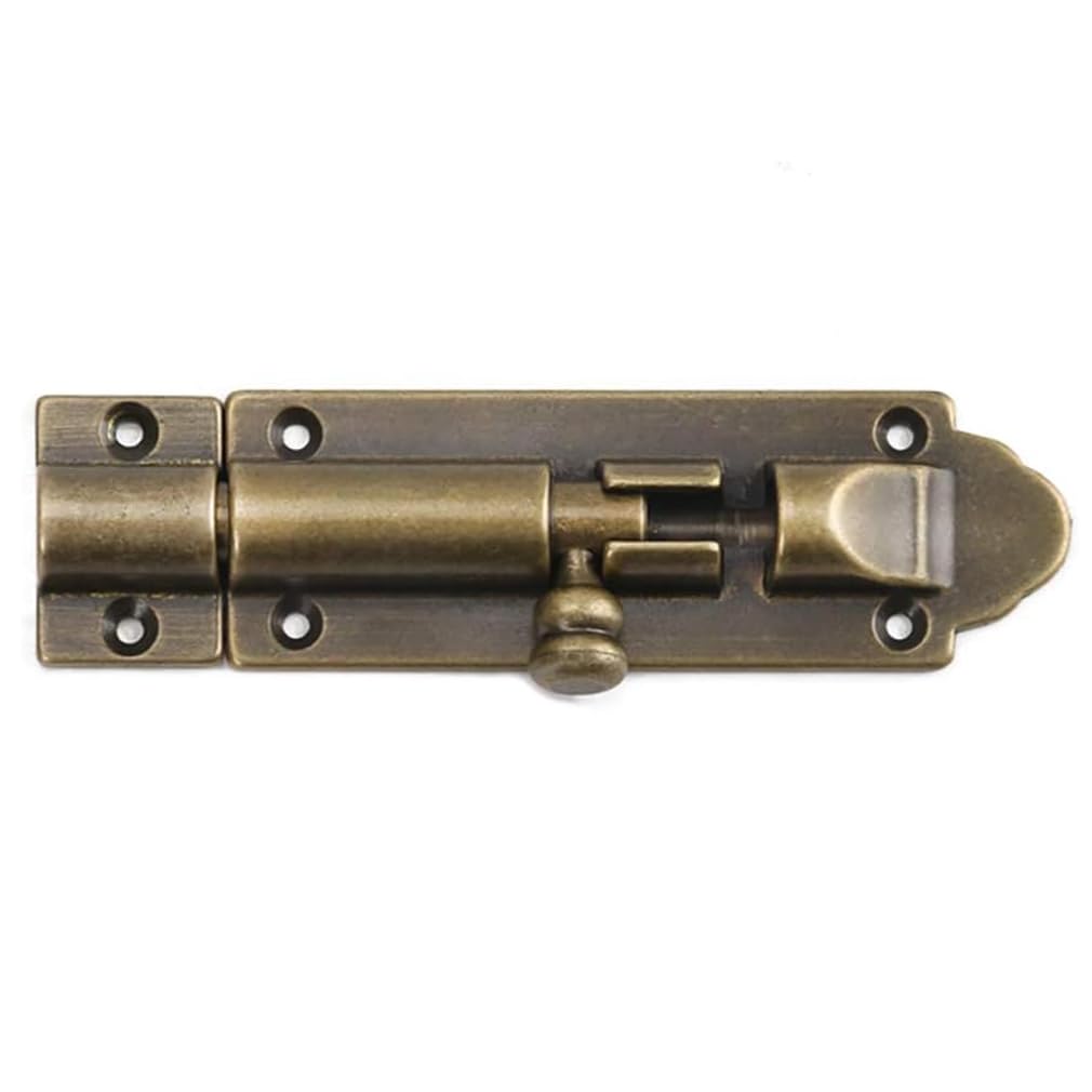 Tiazza Antique Bronze Antique Pure Brass Bolt Buckle Thickened Copper Latch For Wooden Doors And Windows