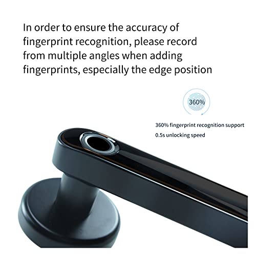 Serrure connectée empreinte digitale et code numérique pour porte de chambre et maison
