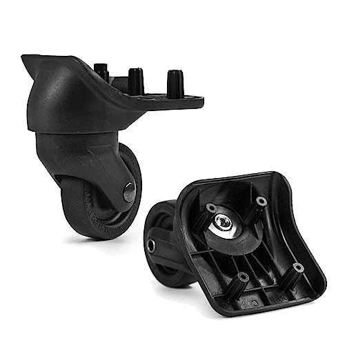 Spinner Luggage Replacement Wheels，Repair Suitcase Wheels Parts, Spinner Travel Customs Box, W044 (Pair)