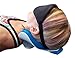 NeckZen Neck and Shoulder Relaxer - Chiropractic Support Pillow and Cervical Traction Device for Spine Alignment, Pain Relief, Relaxation and Stretching (Blue and White)
